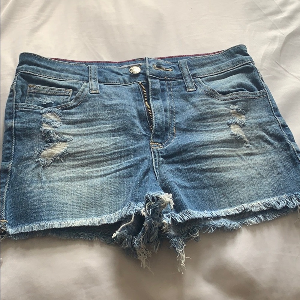 Denim shorts